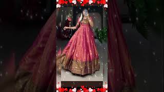 2024 silk dress material design 👗👗👗♥️video🥰🥰🥰 [upl. by Ernest60]