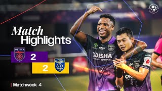 Match Highlights  Odisha FC 22 Kerala Blasters FC  MW 4  ISL 202425 [upl. by Eltsyrc261]