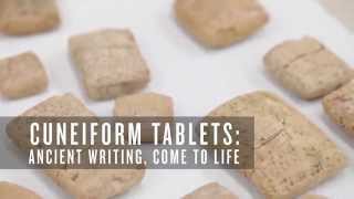 Cuneiform Tablets Ancient Writing Comes to Life [upl. by Asirram713]