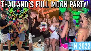 World Famous FULL MOON PARTY KOH PHANGAN THAILAND  Thailand Full Moon Party  Full Moon Party [upl. by Cordeelia]