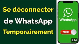 Comment Couper La Connexion Internet De WhatsApp  Option Cachée [upl. by Penman828]