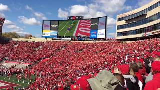 Wisconsin Badger Football Jump Around Tradition [upl. by Sabian]