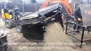 Graven schudden met HAscreen type 3 wwwhascreennl [upl. by Bronson]