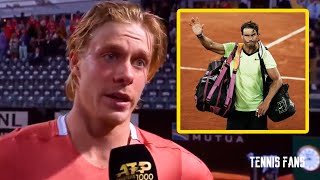 Denis Shapovalov quotHopefully Nadal is okayquot  Rome 2022 HD [upl. by Biddle419]