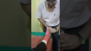 HOW TO USE CREPE BANDAGE ON ANKLE INJURY [upl. by Opalina]