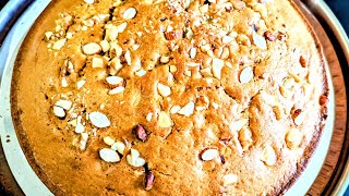 Italian Olive Oil Cake with Orange Zest and Dry nuts mix  Moist and Tender  Home made Celebrations [upl. by Mallina]