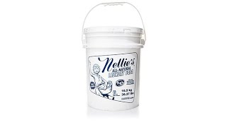 Nellies AllNatural Laundry Soda 1100Load Bucket [upl. by Korman]