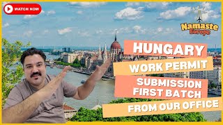 Hungary Work Permit Submission done hungaryvisa europe travel [upl. by Georgina]