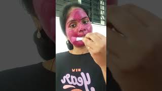 Pink glow in just 10mins🩷🩷 Indian beauty secrets part 25100 youtubeshorts [upl. by Eenafit866]