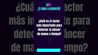 🩺 ¡DETECTA a TIEMPO el CÁNCER de MAMA Salud Prevención CáncerDeMama doctor saludmujer [upl. by Gastineau]