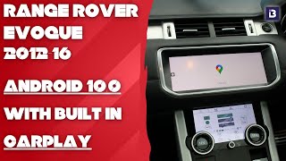 Range Rover Evoque 201218 Infotainment upgrade Android 10 touch screen CarPlay Review Installation [upl. by Kesley585]