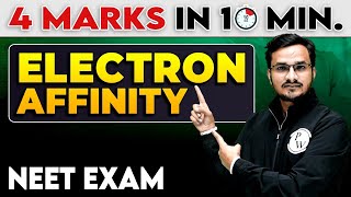 Electron Affinity  4 Marks in 10 Minutes For NEET Exam [upl. by Bart]