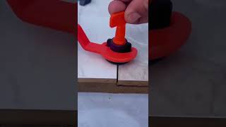 Ceramic tile levelers using good tools work effectively craftsman shorts [upl. by Ecinna]