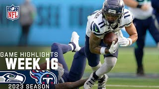 Seattle Seahawks vs Tennessee Titans Game Highlights  NFL 2023 Week 16 [upl. by Sherrill]