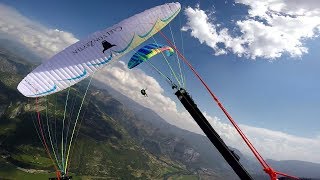 Acro Parapente Organya Synchro Blackouts plus 2018 [upl. by Faustena]