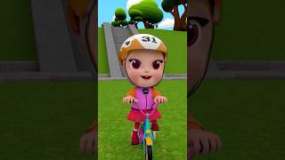 I Can Ride a Bike 🚲  Exercise Song  Rosoo Family kidssong nurseryrhymes shorts [upl. by Atenaz]