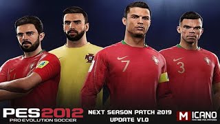 225  PES 2012 Next Season Patch 2019 Update V10 Gameplay [upl. by Aphra523]