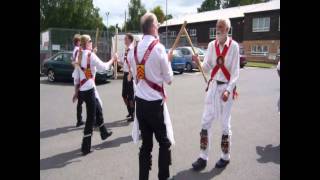 Archive Cardiff Morris dance Cuckoos Nest at the Alcester Folk Festival 19th June 2010 [upl. by Hunfredo]