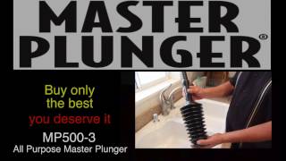 Master Plunger MP5003 All Purpose plunger GT Water Products Inc [upl. by Waxler629]