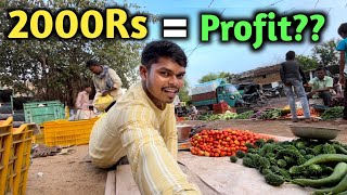 Sirf ₹2000 Ki Sabjiya Sell Karne Par Kitna Profit Hoga [upl. by Xymenes]