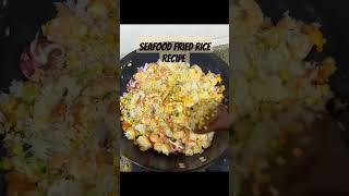 Seafood Fried Rice Recipe Try this 😋👍food friedrice [upl. by Atiniv335]