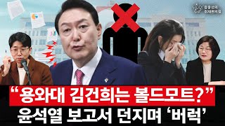 용와대 김건희는 볼드모트 윤석열 보고서 던지며 버럭  심인보 뉴스타파 기자  장윤선의 취재편의점 [upl. by Niroht]