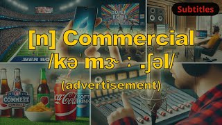 n Commercial meaning advertisement with 5 examples [upl. by Memory]