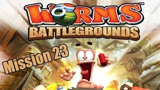 Worms Battlegrounds Story Mission 23 Walkthrough Factory Settings [upl. by Herr]