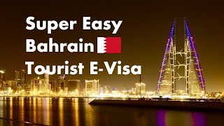 How to complete the Bahrain Tourist EVisa Application 🇧🇭 [upl. by Hamrah818]