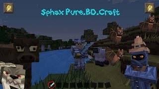 Angry looking Mobs quotSphax PureBDcraftquot Texture Pack Review [upl. by Shafer762]