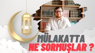 Mülakatta Ne Sormuşlar Diyanet Akademi Mülakatı Bölüm 5 [upl. by Nester]