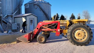 We SPILLED CORN While Loading the Truck Touring a NEW Hog Barn with Randy [upl. by Dronski531]