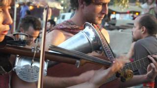 Dual horn Stroh violin guitars and drums at Confest Easter 2011  2 of 2 [upl. by Brian176]