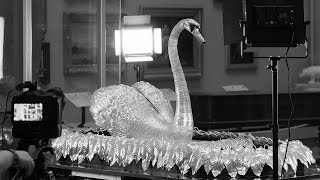 Bowes Swan Automaton 2021 Study week  Silver Swan at The Bowes Museum [upl. by Aleemaj]