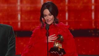 Kacey Musgraves Wins Best Country Album  2019 GRAMMYs [upl. by Hayn]