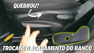 FAÇA VOCÊ MESMO Trocando acabamento do banco de Jeep CompassRenegade e FIAT Toro [upl. by Darrell]