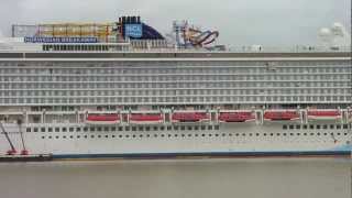 Norwegian Breakaway at the shipyard Meyerwerft Germany [upl. by Delmar942]