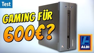 GamingPC für 600€ Was taugt der ALDIPC Medion Akoya P56000 [upl. by Alah]