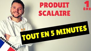 Le produit scalaire en 5 minutes  Spé maths  Première [upl. by Jori]