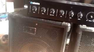 The Adastra 952972 Mixer Amplifier 120W Sound Test [upl. by Maidel]