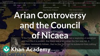 Arian Controversy and the Council of Nicaea  World History  Khan Academy [upl. by Carolynn679]