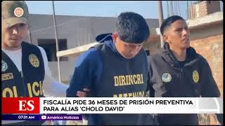 DIVINCCO PIDEN 36 MESES DE PRISION PARA ALIAS CHOLO DAVID [upl. by Eenafit866]