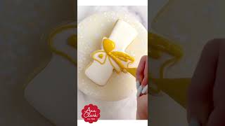 Cookie Decorating Tutorial Diploma Shape [upl. by Tegan]