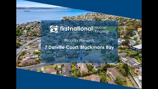 7 Darville Court Blackmans Bay [upl. by Boehike]