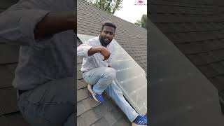 How to fix glass in roofing roofingshingles kerala construction villa roofing [upl. by Ecienaj]