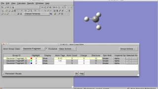 Using Gaussview to prepare an input with counterpoise correction [upl. by Renner]