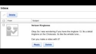 Ringtone Request quotWhistle Tunequot from the Verizon LG Chocolate [upl. by Inahpets]