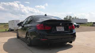 2013 F30 335i VRSF Catless Downpipe [upl. by Ojillib]