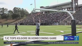 TJC takes down Kilgore College 1613 thanks to gamewinning field goal [upl. by Libbie458]