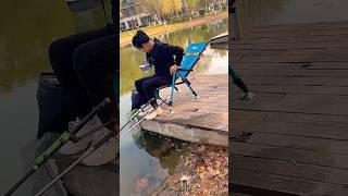 ironwood also like fishing like this European fishing chair fisheviralvideoviralshort [upl. by Eva]